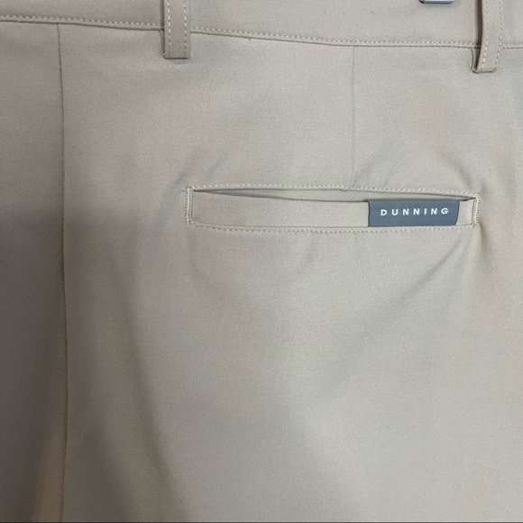 Dunning Everbest Tan Golf Pants Stretch - Picture 4 of 7